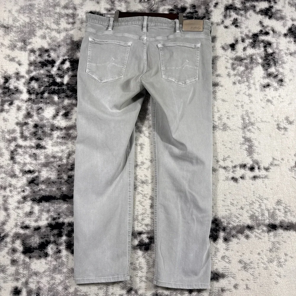 34 Heritage Courage Mid Rise Straight‎ Leg Mens 38x27 Jeans Light Grey
